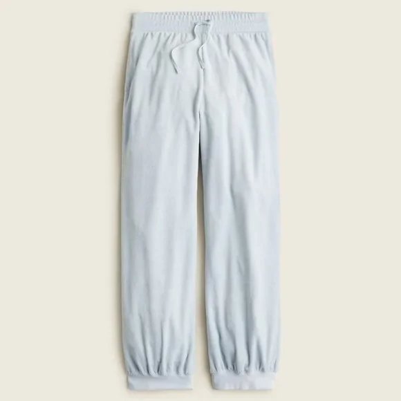 Relaxed velour jogger pant